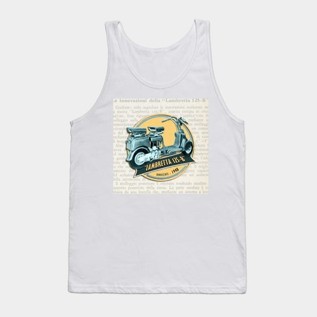 Legendary Lambretta 125-B Tank Top by BessoChicca